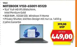 Hofer NOTEBOOK V15D-6500Y-8512D Angebot