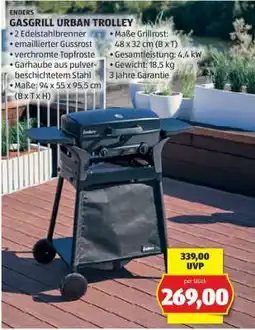 Hofer GASGRILL URBAN TROLLEY Angebot