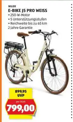 Hofer E-BIKE J5 PRO WEISS Angebot