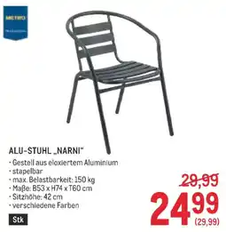 Metro Alu-stuhl narni Angebot