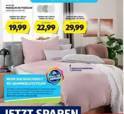 Hofer NOVITEXSE MUSSELIN BETTWÄSCHE Angebot