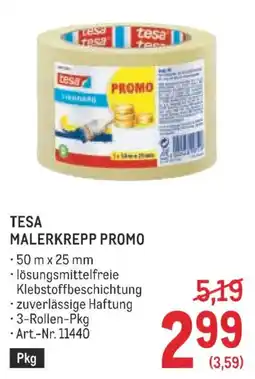 Metro Tesa malerkrepp promo Angebot