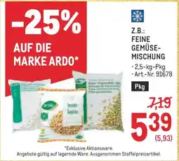 Metro Z.b.: feine gemüse- mischung Angebot