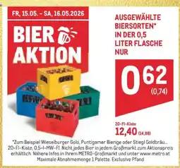 Metro Ausgewählte biersorten Angebot