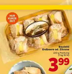 Billa Bauletti Erdbeere od. Zitrone Angebot