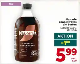 Billa Nescafé Concentrates div. Sorten Angebot