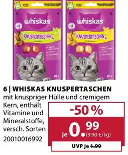 Dehner 6 whiskas knuspertaschen Angebot