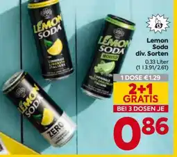 Billa Lemon Soda div. Sorten Angebot
