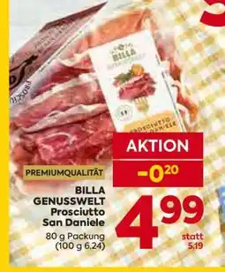 Billa BILLA GENUSSWELT Prosciutto San Daniele Angebot