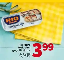 Billa Rio Mare Makrelen gegrillt Natur Angebot