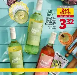 Billa BILLA Bio Bio- Pinot Grigio od. -Rosato IGT Angebot