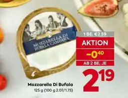 Billa Mozzarella di Bufala Angebot