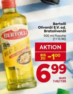 Billa Bertolli Olivenöl E.V. od. Bratolivenöl Angebot