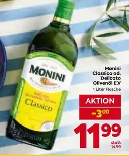 Billa Monini Classico od. Delicato Olivenöl E. V Angebot