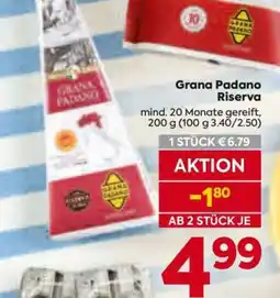 Billa Grana Padano Riserva Angebot