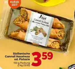 Billa Sizilianische Cannoli Haselnuss od. Pistazie Angebot