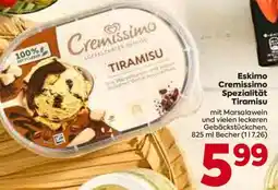 Billa Eskimo Cremissimo Spezialität Tiramisu Angebot