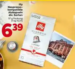 Billa Illy Nespresso- kompatible Alukapseln div. Sorten Angebot