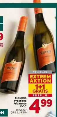 Billa Maschio Prosecco Frizzante DOC Angebot