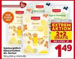 Billa Salzburgmilch Käsescheiben div. Sorten Angebot