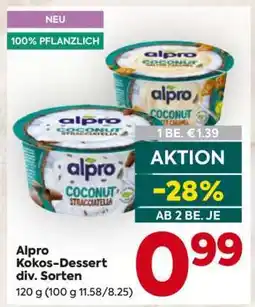 Billa Alpro Kokos-Dessert div. Sorten Angebot
