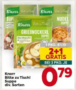 Billa Knorr Bitte zu Tisch! Suppe div. Sorten Angebot