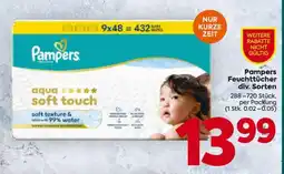 Billa Pampers Feuchttücher div. Sorten Angebot