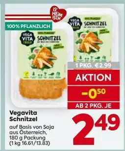 Billa Vegavita Schnitzel Angebot