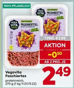 Billa Vegavita Faschiertes Angebot
