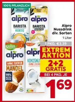 Billa Alpro Nussdrink div. Sorten Angebot