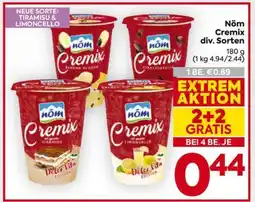 Billa Nöm Cremix div. Sorten Angebot