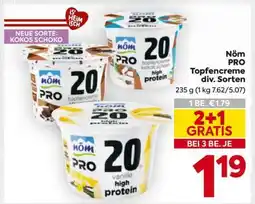 Billa Nöm Pro Topfencreme div. Sorten Angebot
