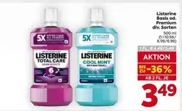 Billa Listerine Basis od. Premium div. Sorten Angebot