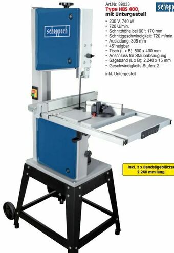 Zgonc Bandsäge HBS400 Angebot
