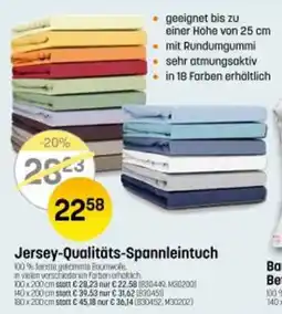 Reiter Jersey-Spannleintuch B3044932 Betten Reiter Angebot