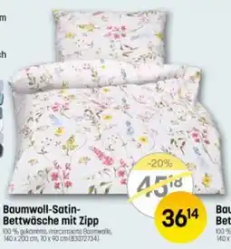 Reiter Baumwoll-Satin Bettwäsche mit Zipp B3072734 Betten Reiter Angebot