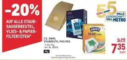 Metro Z.b.: swirl staubbeutel m40/m50 Angebot