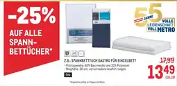 Metro Z.b.: spannbetttuch gastro für einzelbett Angebot