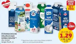 PENNY Österreichische vollmilch aus deiner region Angebot