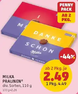 PENNY Milka pralinen Angebot