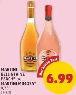 PENNY Martini bellini vine peach od. martini mimosa Angebot