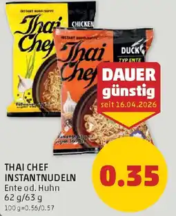 PENNY Thai chef instantnudeln Ente od. Huhn Angebot