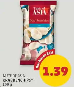 PENNY Taste of asia krabbenchips Angebot