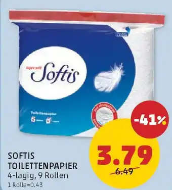 PENNY Softis toilettenpapier Angebot