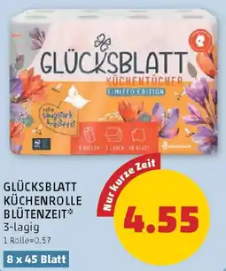 PENNY Glücksblatt küchenrolle blütenzeit Angebot