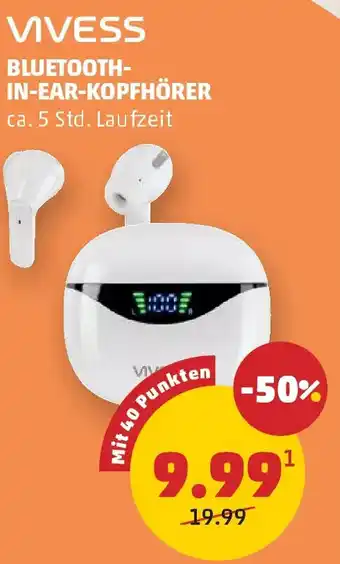 PENNY Vivess bluetooth- in-ear-kopfhörer Angebot