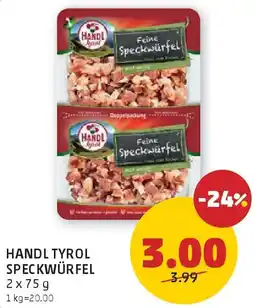 PENNY Handl tyrol speckwürfel Angebot