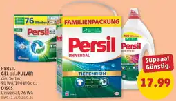 PENNY Persil gel od. pulver od. discs Angebot