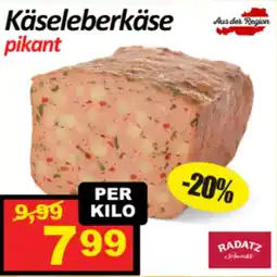 Wurstico Käseleberkäse pikant Angebot