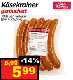 Wurstico Käsekrainer geräuchert Angebot